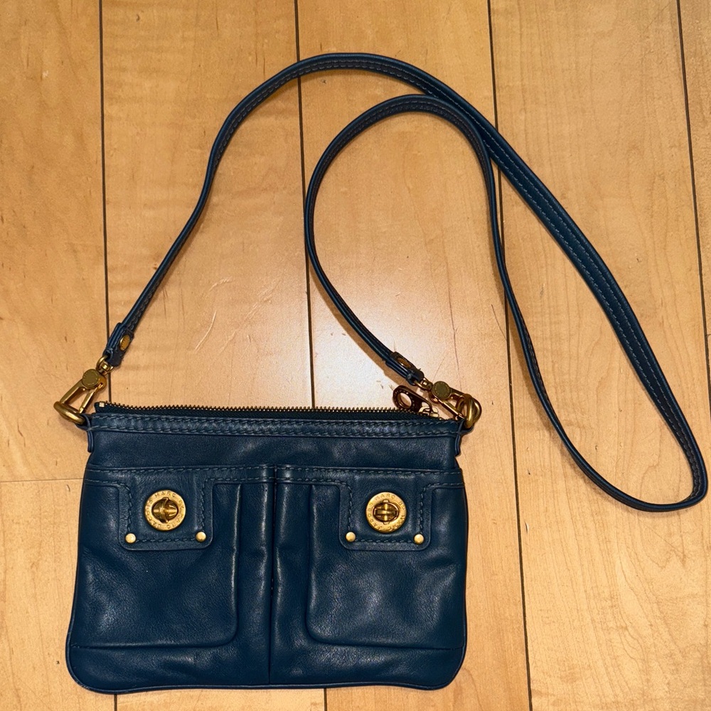 Marc By Marc Jacobs Dark Blue Crossbody Bag